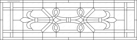 Орнамент Софии Киевской витраж