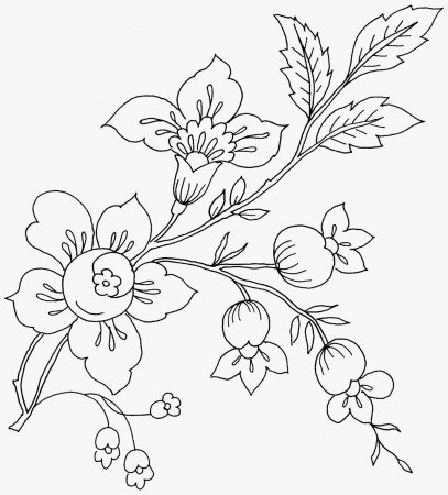 Растительный узор в круге