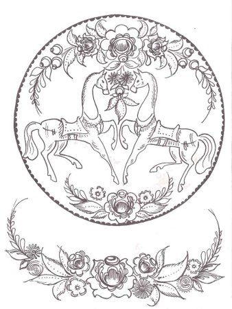 Узоры для росписи по дереву