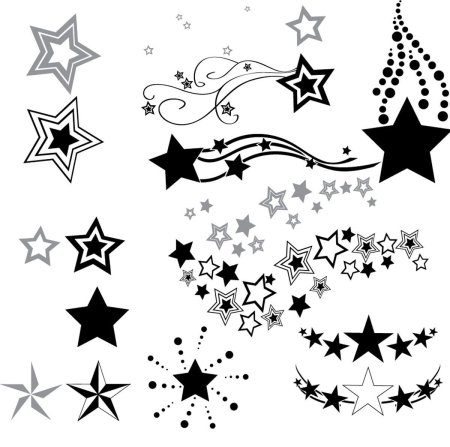 Тату звездочки