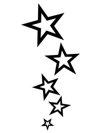 Тату звезды