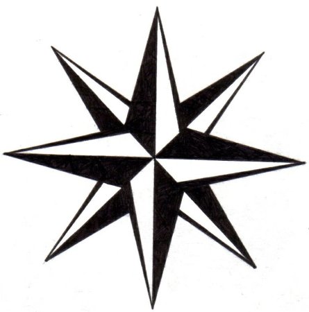Восьмиконечная звезда воровская