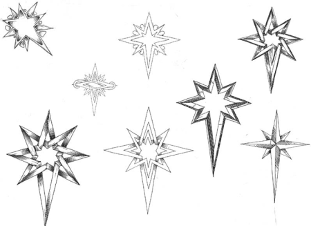 Звезда эскиз