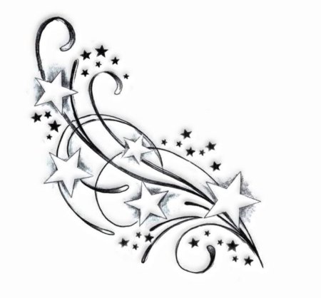 Тату звездочки эскизы