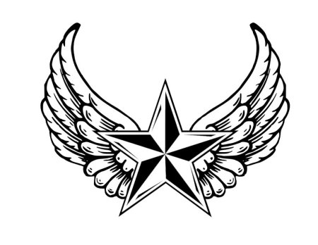 Пятиконечная звезда тату эскизы