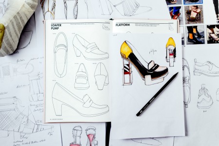 Эскизы обуви дизайнеров