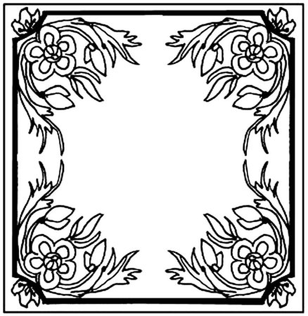 Платок раскраска