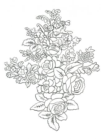 Павлопосадские платки раскраска