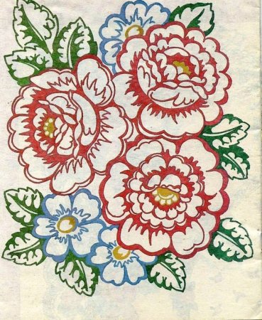 Рисование цветочного орнамента