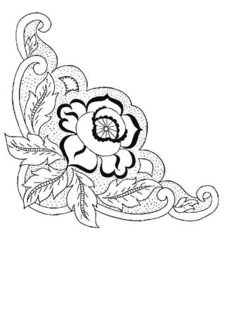 Эскиз узора для ткани