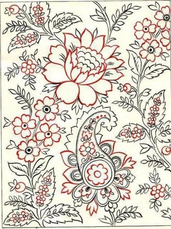 Турецкий орнамент цветочный