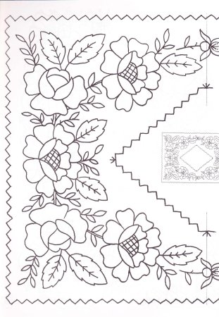 Платок раскраска