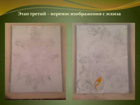 Перенос изображения на стену