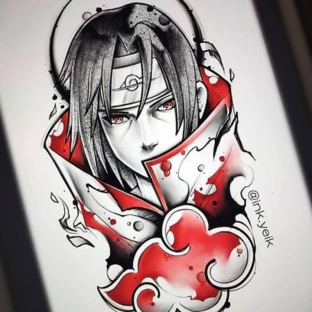 Эскизы тату Наруто Пейн