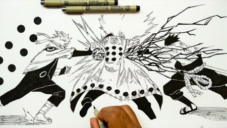 Наруто эскиз