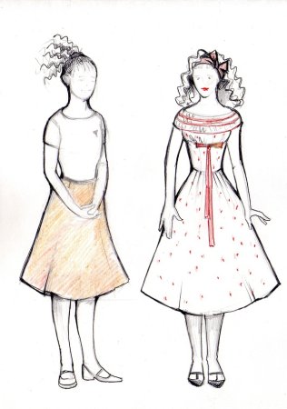 Эскиз костюма