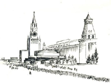 Кремль карандашом