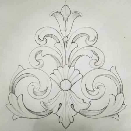Резьба по дереву узоры Барокко