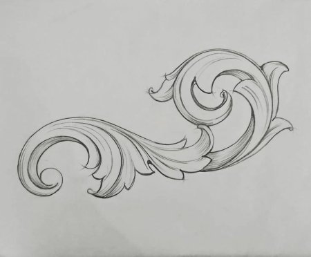 Орнаменты для резьбы по дереву в стиле Барокко