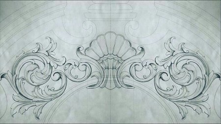 Лепнина эскиз