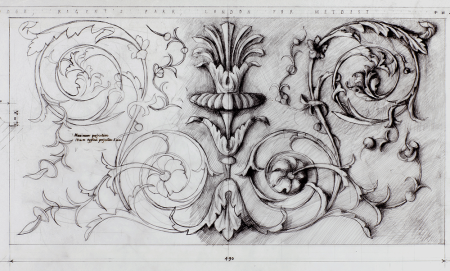 Узоры рококо Акант