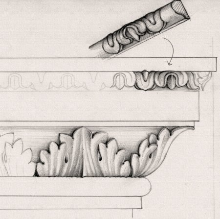 Акант орнамент древней Греции