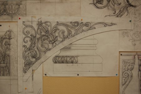 Роспись храма 19 век альфрейная Северный Неф