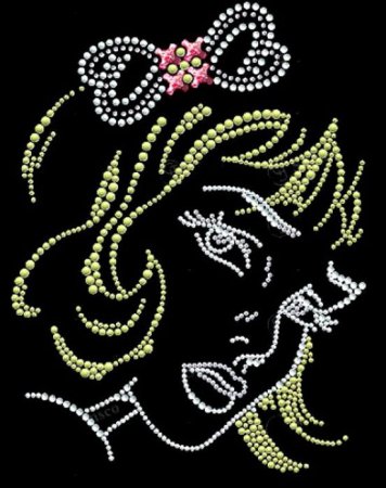 Художественные трафареты для страз