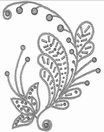 Схемы для люневильской вышивки бисером