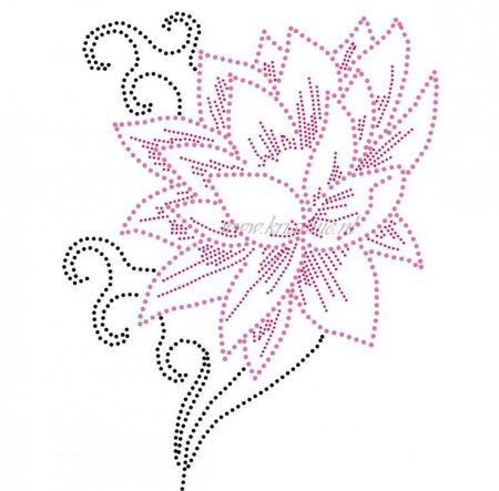 Трафарет для вышивания стразами