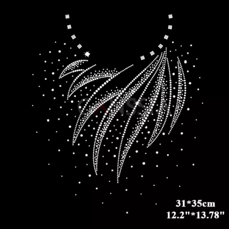 Узоры из страз на одежде