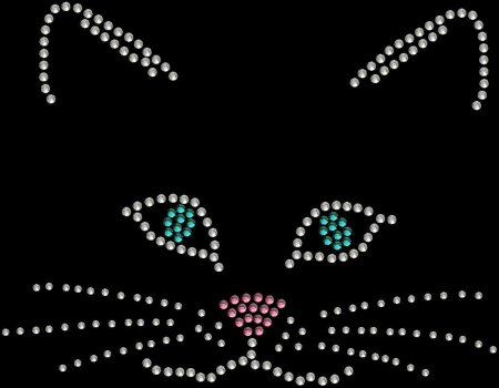 Кошечка из страз