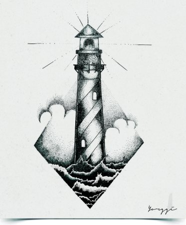 Маяк эскиз
