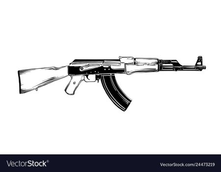 Контур автомата АК-74