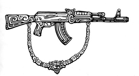 АК 47 эскиз