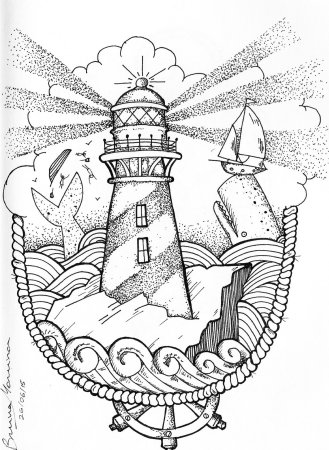 Маяк Выжигание