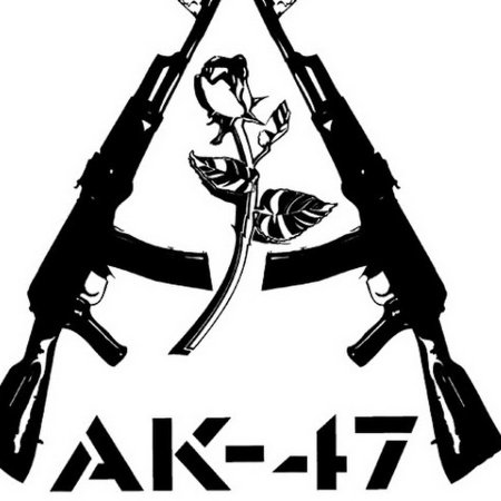 АК 47 надпись