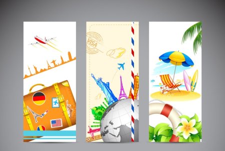 Фон для туристического буклета