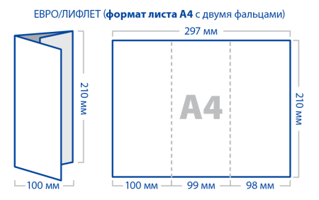 Макет брошюры для печати