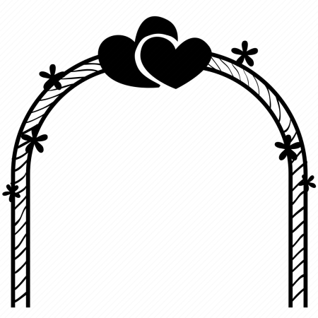Свадебная арка силуэт