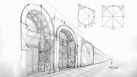 Построение арки