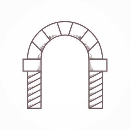 Арка контур