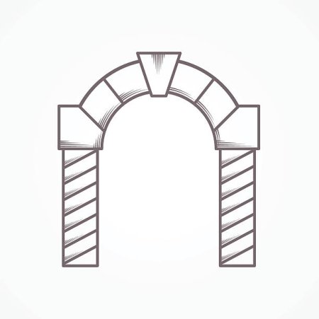Очертания арок