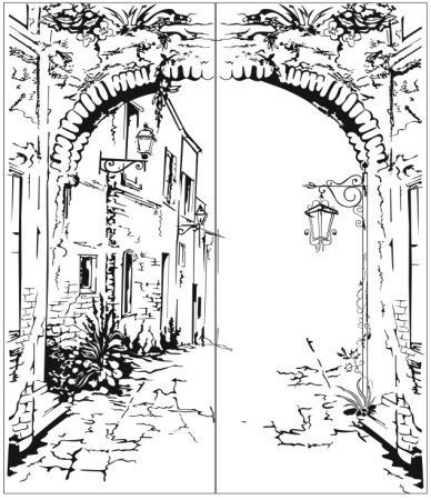 Эскизы рисунков на дверь