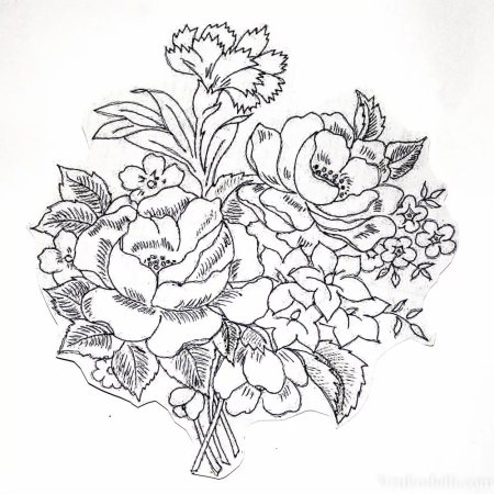 Цветы для выжигания