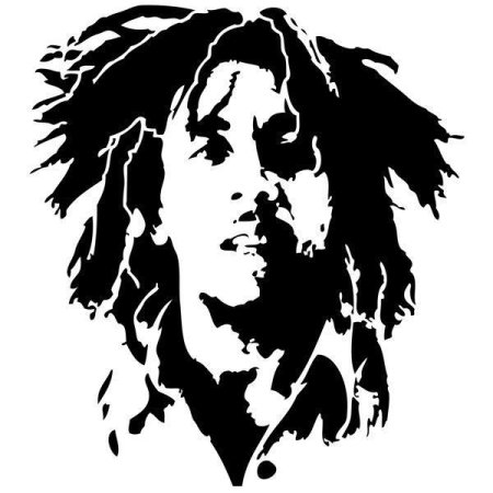 Боб Марли чб