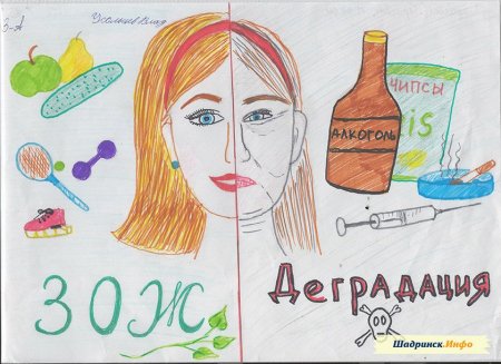 Рекламный плакат рисунок