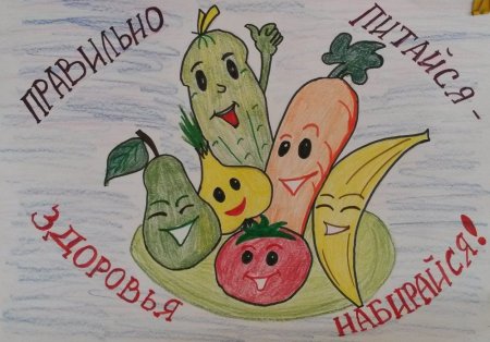Здоровое питание рисунок