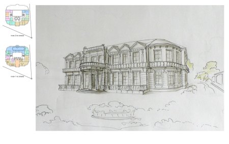 Зарисовки особняка Саввы Морозова