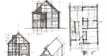 Архитектурные чертежи зданий